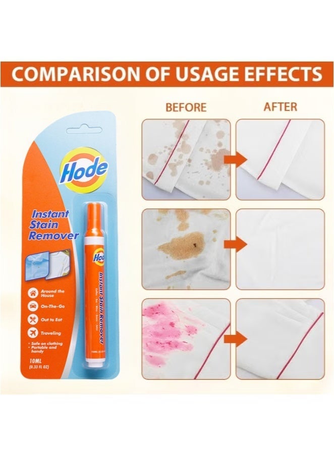Hode 3 PCS Instant Spot Cleaner Decontamination Penï¼Stain Remover for Clothes, Multipurpose Bleach Pen, Portable & Travel-Friendly, Works on Food & Drink Stains - Image 2