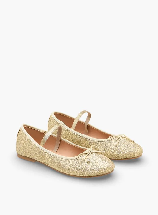 ليتل ميسي Girls Glitter Mary Jane Shoes