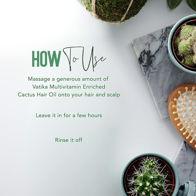 VATIKA Dabur Vatika Cactus Enriched Hair Oil for Hair Fall Control 200 ml