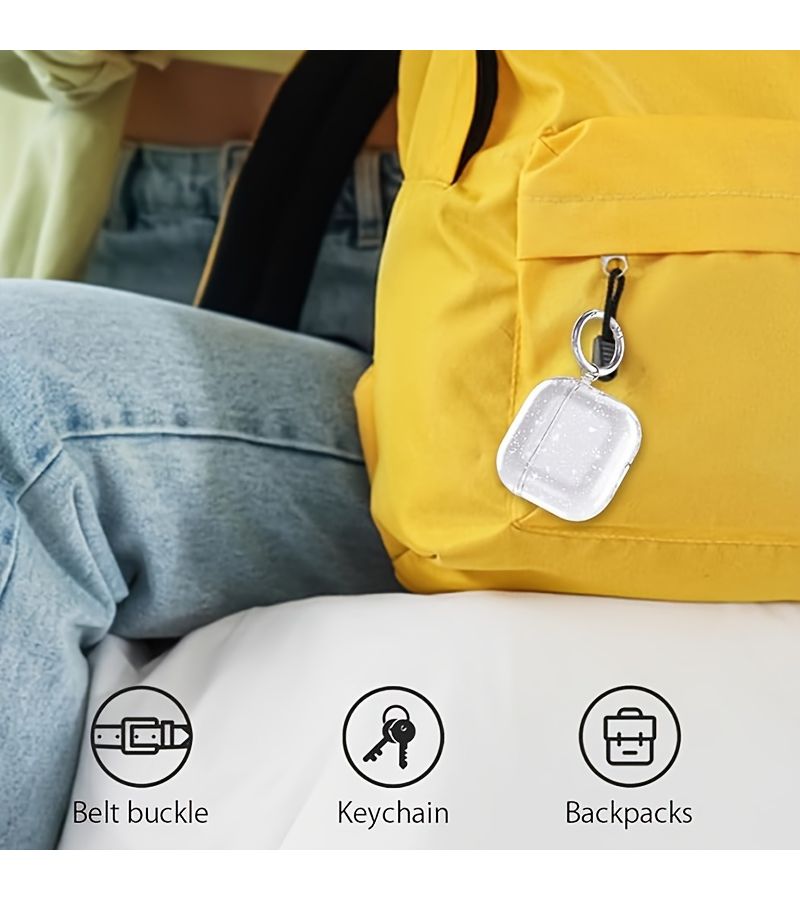 حافظة شفافة كاملة التغطية لحماية سماعات AirPods 4 و AirPods Pro 4 اللاسلكية، غطاء ناعم - Image 5