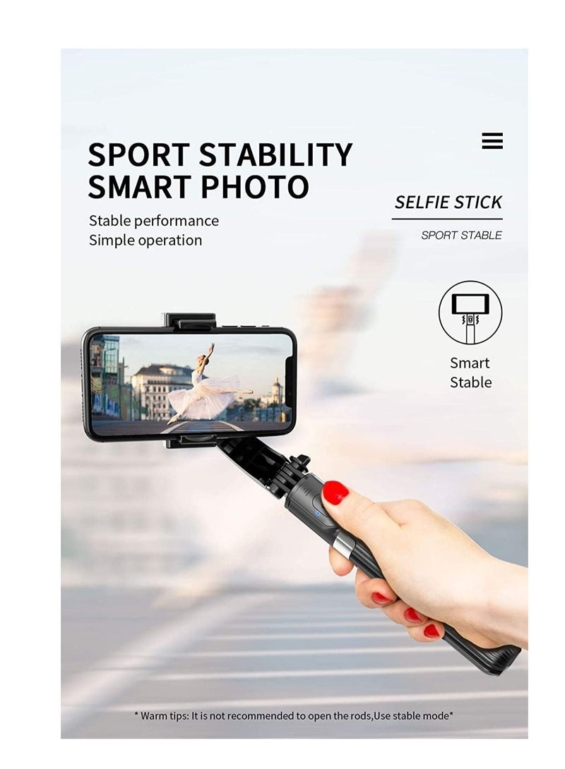 ELTRAZONE Gimbal Stabilizer for Smartphone L08 Handheld Gimbal with 360°Auto Balance Remote Wireless Bluetooth Selfie Stick Pan-tilt Tripod with Built-in Bluetooth Remote - Image 2