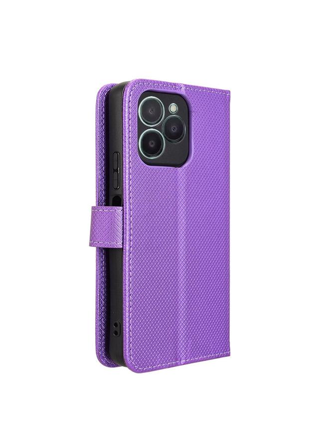 اس-توب جراب لهاتف Fossibot S1 5G مصنوع من الجلد بتصميم ماسي - Image 3