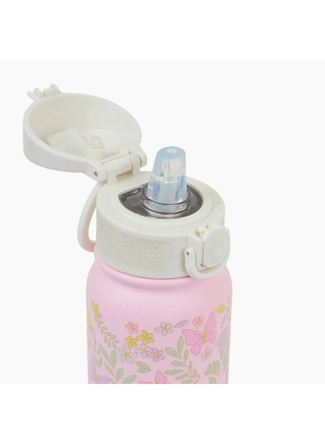 Little IA  Botanica Stainless Bottle with Straw for Women | Best Price UAE