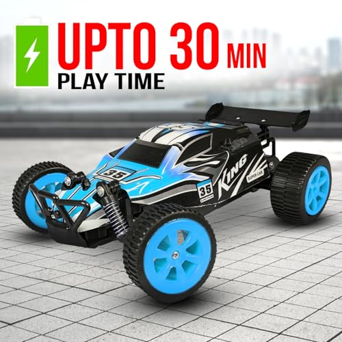 KIPA GAMING Remote Control Racing Car, 1:20 Scale RC Buggy, High-Speed Off-Road Vehicle with USB Charging (F1 Rider - Blue) - Image 5