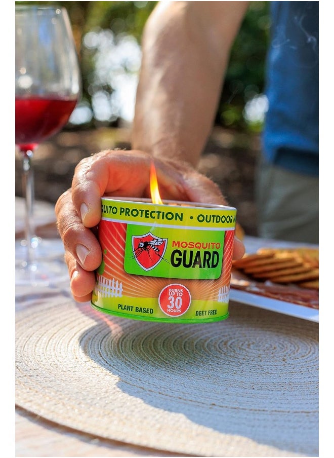 Mosquito Guard - Mosquito Guard 12oz Mosquito Repellent Candle - Burns 35 Hours, Refreshing Aroma, Plant Based Citronella Candles Outdoor Mosquito Repellent Indoors - Image 1