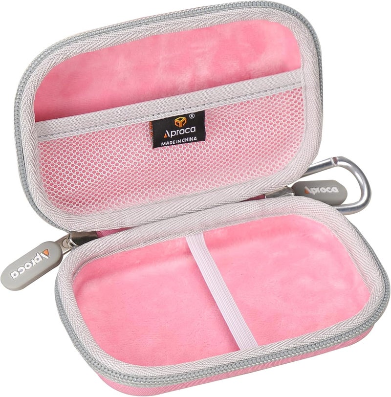 Aproca Pink Portable Hard Storage Case, for 8Bitdo Lite 2 Bluetooth Gamepad and Accessories - Image 2