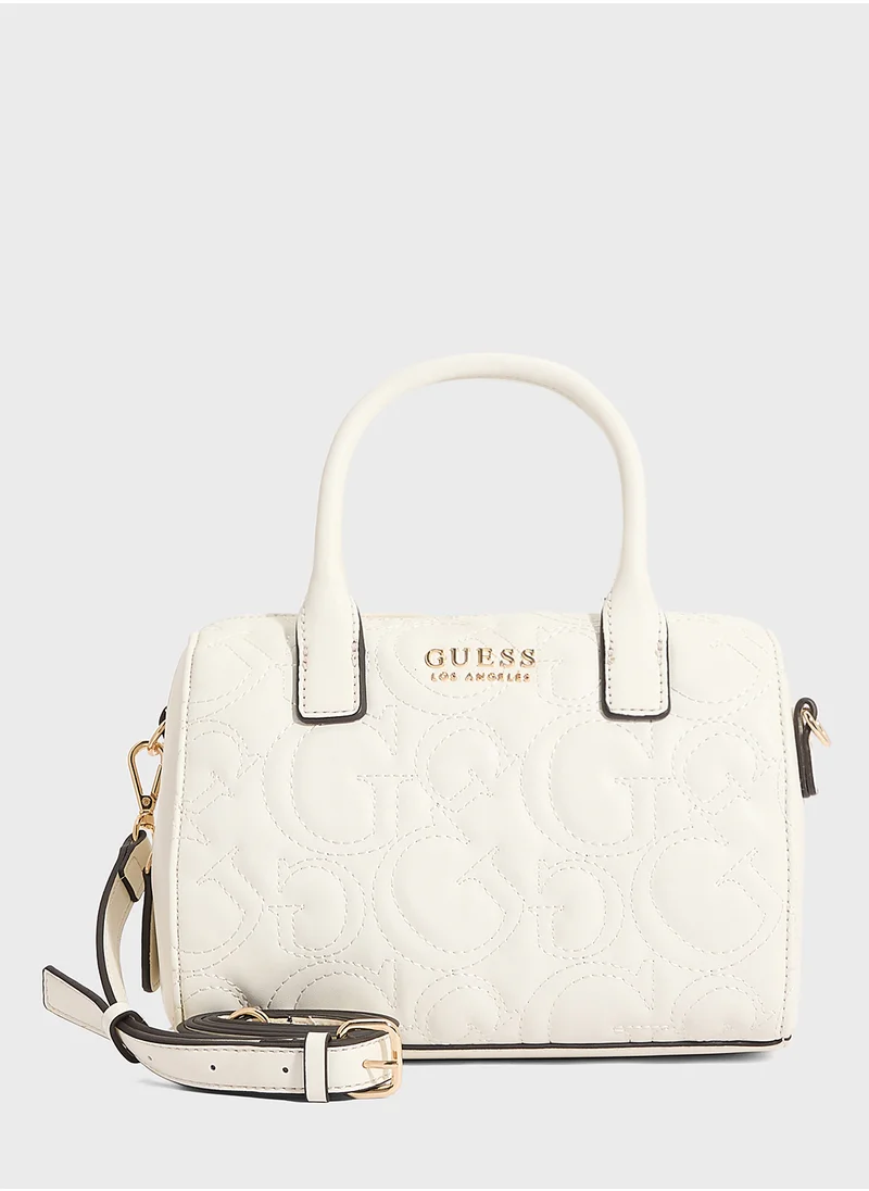 GUESS Berkton Barrel Satchel