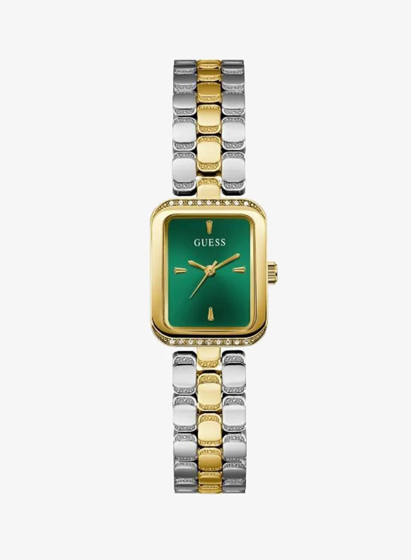 Guess Ladies 2-Tone Gold Tone Analog Watch
