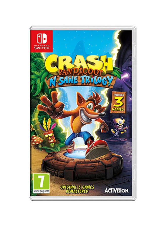 أكتيفجن لعبة الفيديو Crash Bandicoot N.Sane Trilogy (إصدار عالمي) - أركيد ومنصة - nintendo_switch - Image 1