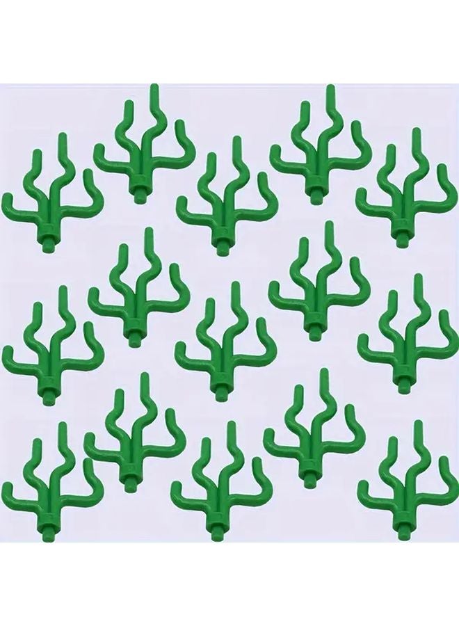 Light Green Seaweed Building Blocks Set Of 15 Or 16 DIY Farm Vegetable Scenes Perfect Christmas Birthday Gifts - Image 1
