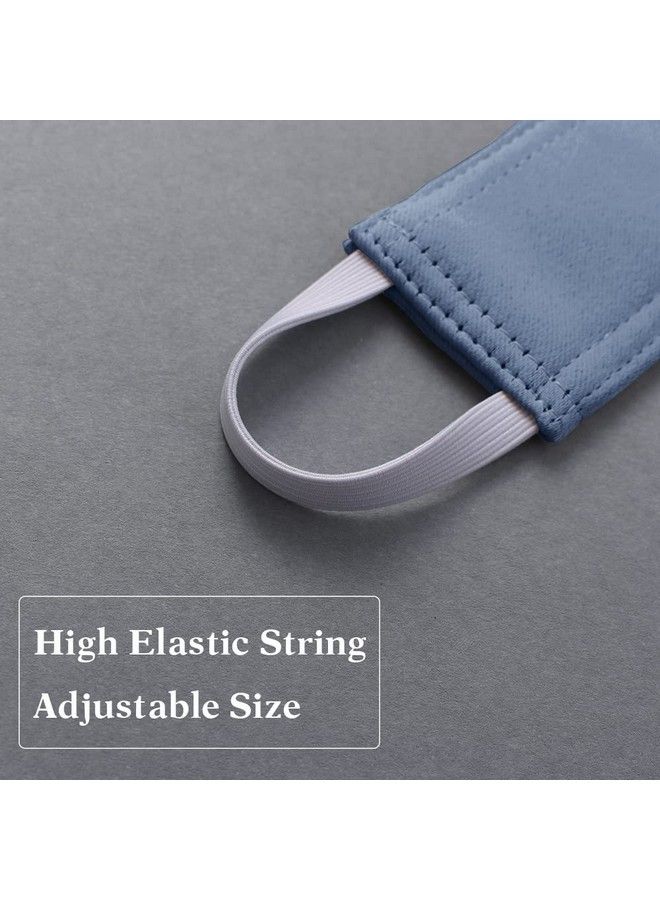 PONY DANCE Door Silencer Quiet Door Closer Cushion Door Latch Cover For Nursery Baby Light Sleepers Noise Reduced Prevent From Locking For Toddler Safety 3 Pieces W 4 X L 2 Inches Blue Haze  - Image 4