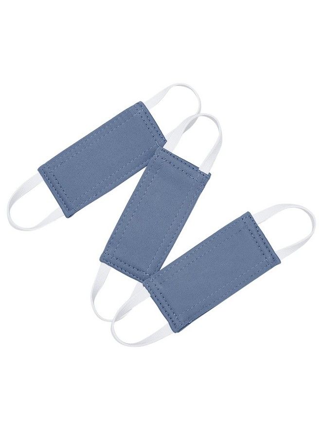 PONY DANCE Door Silencer Quiet Door Closer Cushion Door Latch Cover For Nursery Baby Light Sleepers Noise Reduced Prevent From Locking For Toddler Safety 3 Pieces W 4 X L 2 Inches Blue Haze  - Image 2