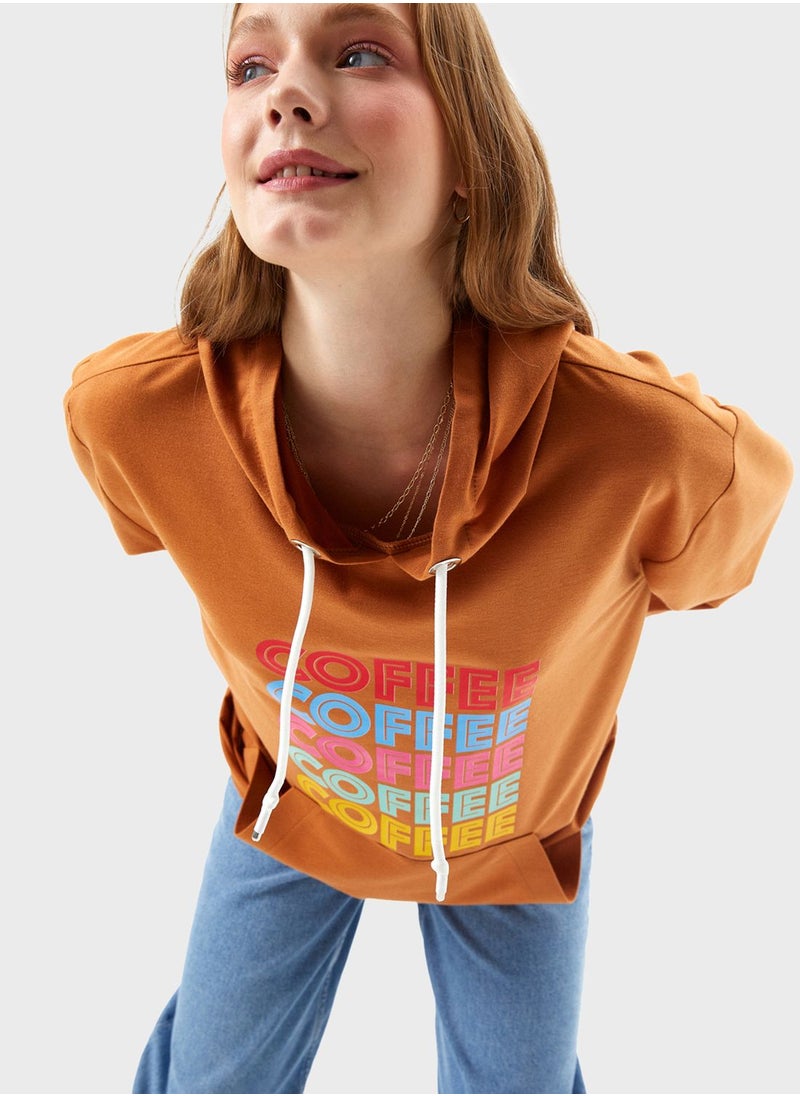 Muni Muni - Graphic Detail Hoodie with Front Pockets - Image 1