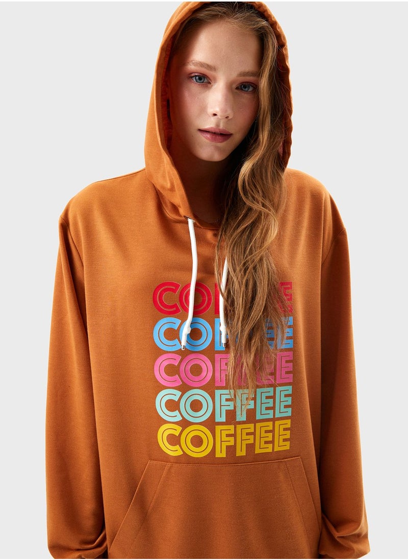 Muni Muni - Graphic Detail Hoodie with Front Pockets - Image 1