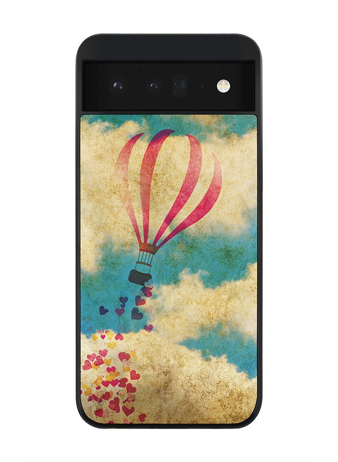 Stylizedd Rugged Black edge case for Google Pixel 6 5G Slim fit Soft Case Flexible Rubber Edges Anti Drop TPU Gel Thin Cover - Spreading The Love - Image 1