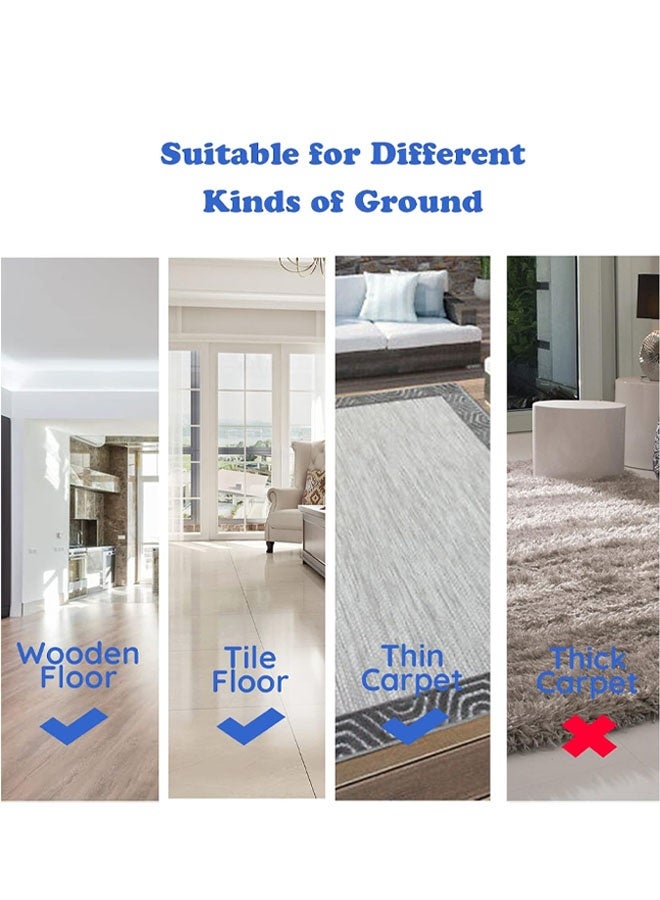 Automatic Active Rolling Ball for  Dogs Self Moving Balls, Interactive Cat Ball Toy with LED Lights, USB Rechargeable, Silicone Surface (Blue) - Image 2