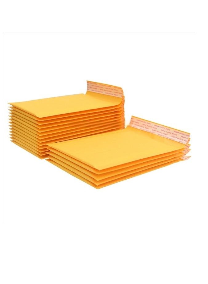 OASIS-TH Pack of 20 Self-Seal Bubble Mailers 18 X 20 CM Out Bags Cushioning Wrap Pouch for Packaging Mailing and Shipping Yellow  - Image 2