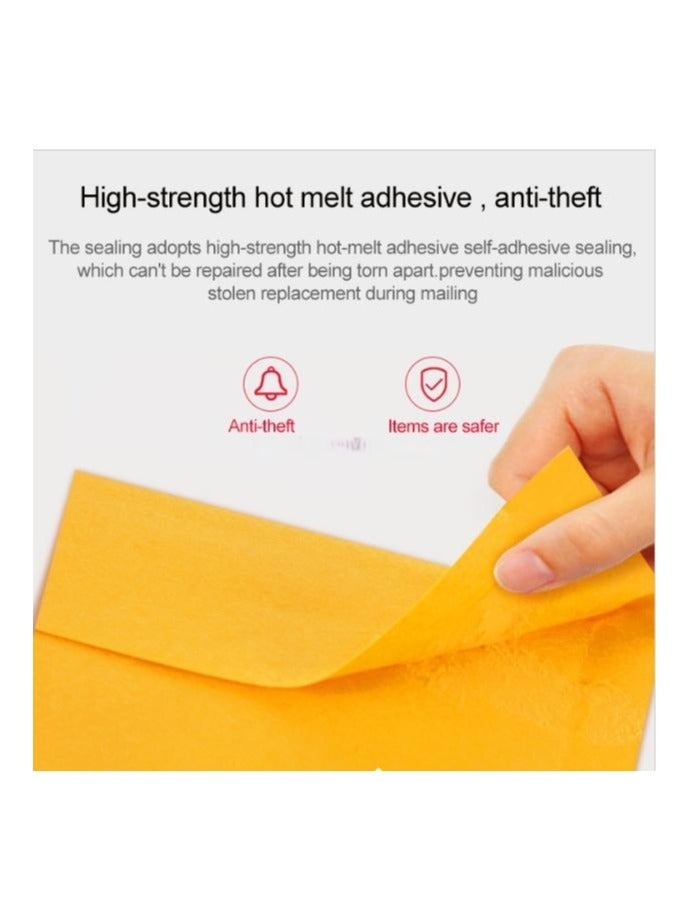 OASIS-TH Pack of 20 Self-Seal Bubble Mailers 18 X 20 CM Out Bags Cushioning Wrap Pouch for Packaging Mailing and Shipping Yellow  - Image 3