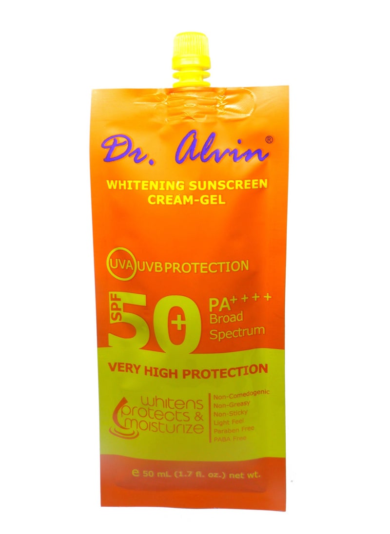 Dr. Alvin Dr Alvin Whitening Sunscreen 50 SPF PA 50ml  - Image 1