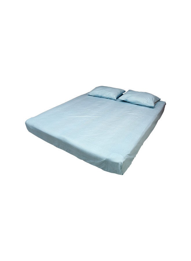 Rahalife 3-Piece Bedsheet Set Double Size 1xBedsheet( 240x254 Cm), 2xPillow Case( 50x75 Cm) Polyester|Bedding,Linen,Bed sheet set,Bed Linen Collection,Double/Queen Size Bedsheet set  - Image 3