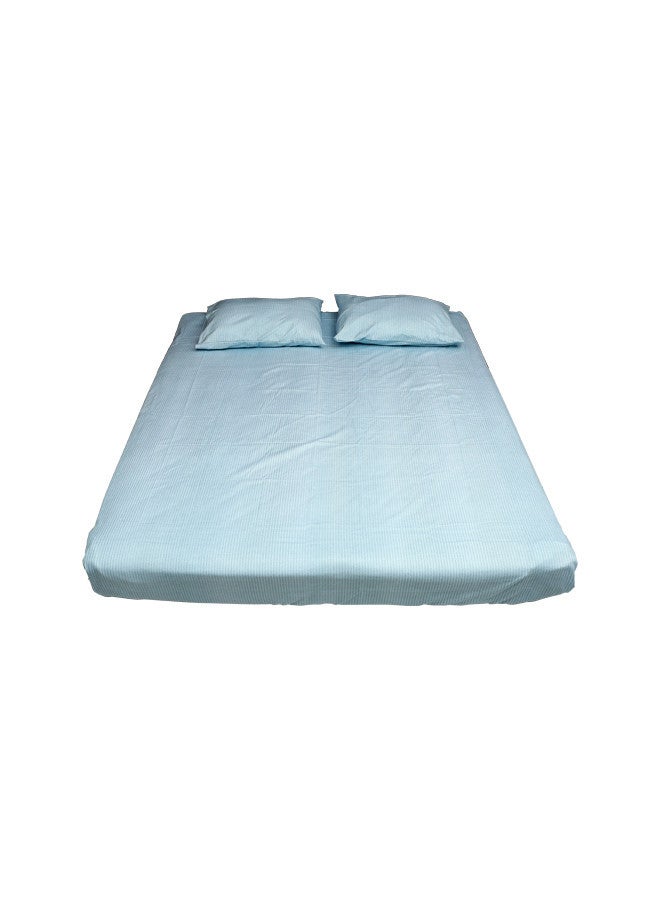 Rahalife 3-Piece Bedsheet Set Double Size 1xBedsheet( 240x254 Cm), 2xPillow Case( 50x75 Cm) Polyester|Bedding,Linen,Bed sheet set,Bed Linen Collection,Double/Queen Size Bedsheet set  - Image 2
