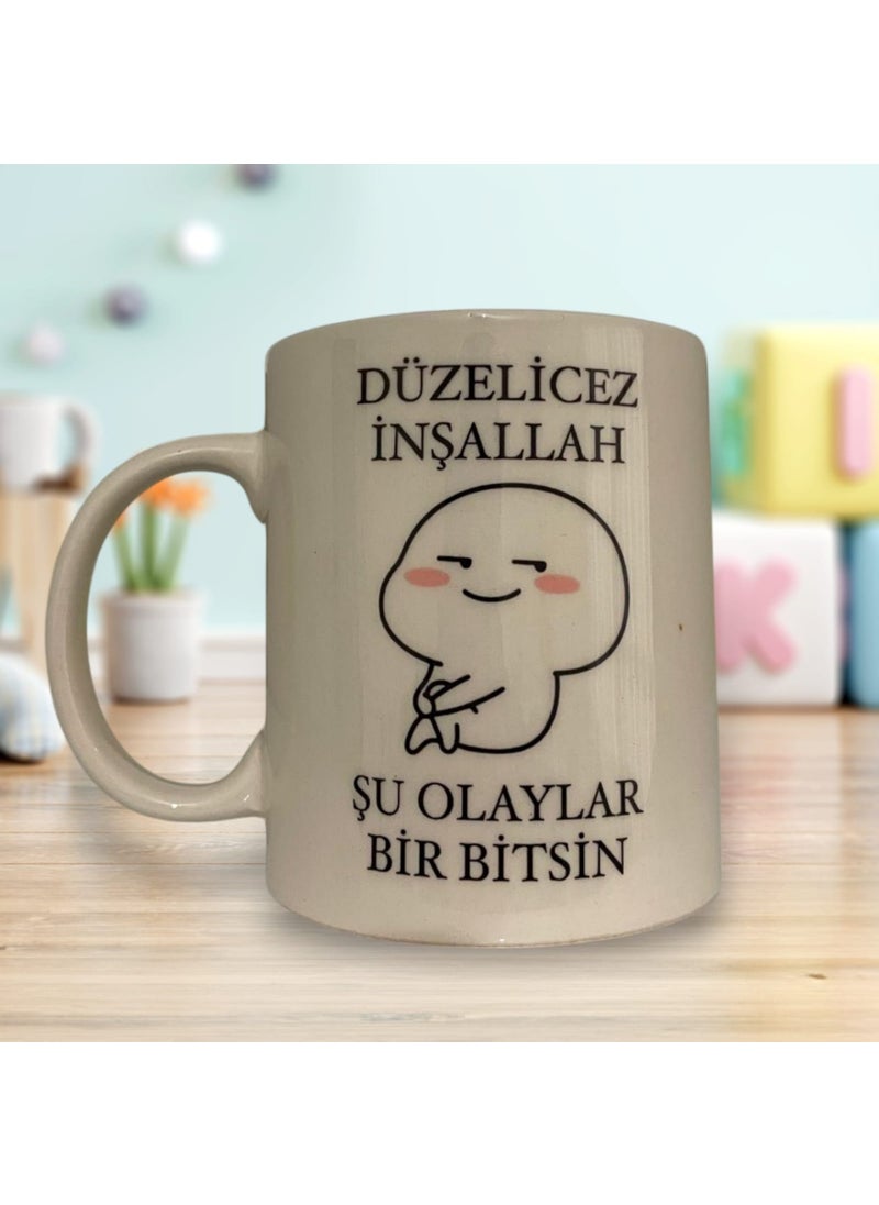 Game Fruy We Will Fix It Hopefully Double Sided Written Mug  - Image 1