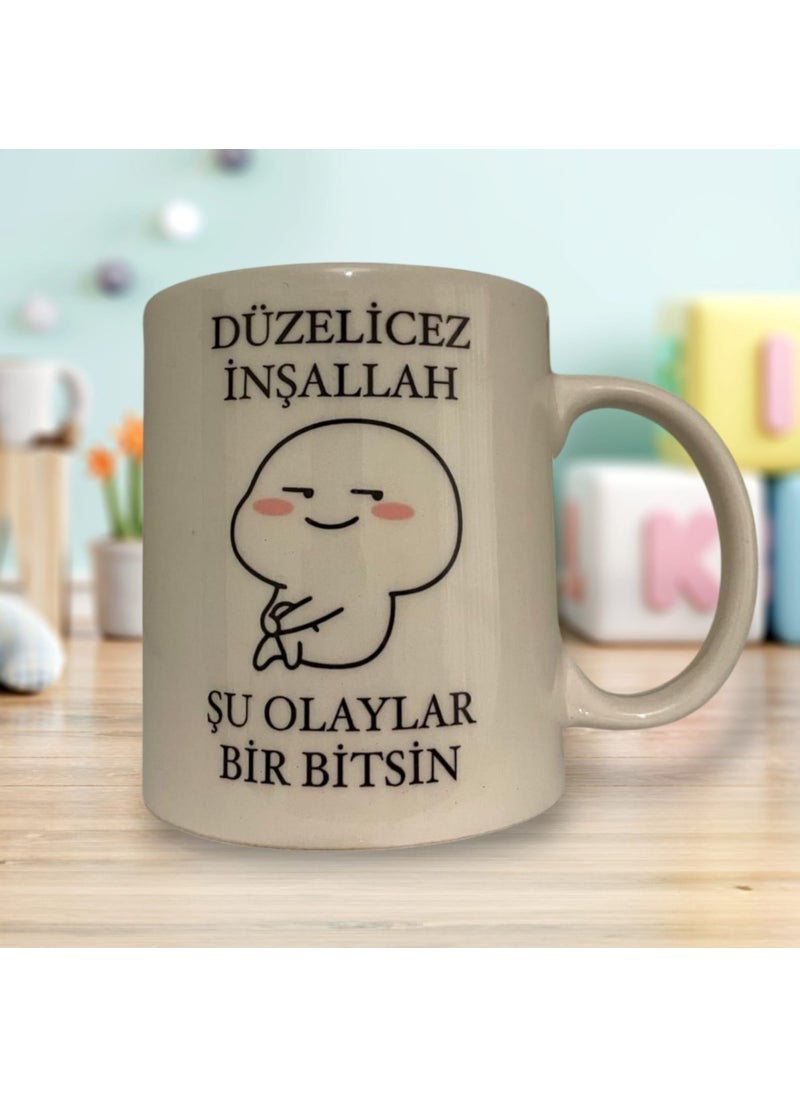 Game Fruy We Will Fix It Hopefully Double Sided Written Mug  - Image 2
