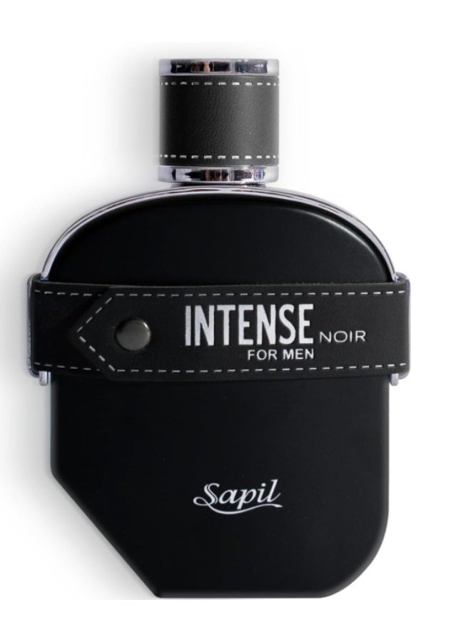 Sapil Intense Noir for men Eau De Toilette 100ml, Affordable Luxury Perfume, Aromatic Ambery Fragrance with Lemon, Birch, Bermagot Top Notes, Bold Blend Perfumes for Men - Image 1