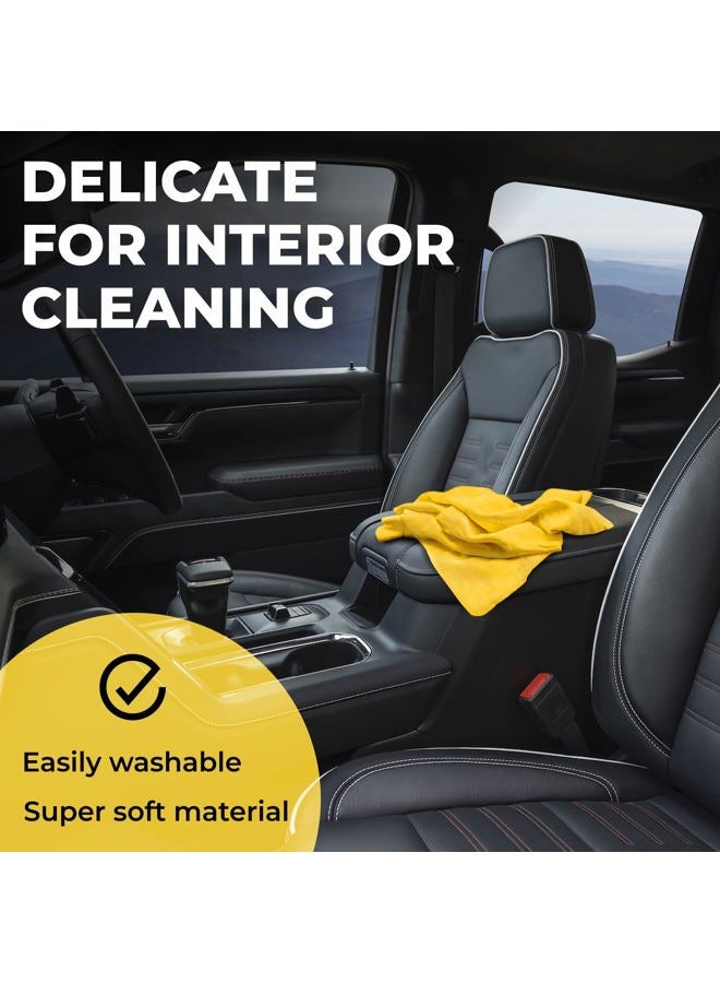 Mighty Cleaner Premium Shammy Towel - 2 Pack - XL Size (25"x34") - Chamois Cloth for Car - Super Absorbent - Spots and Scratch-Free - Easy to Use - Reusable - Image 5