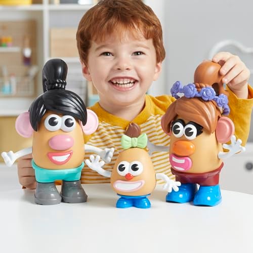 Mr. Potato Head POTATO HEAD Create Your Family Set with 44 Parts and Pieces, Creative Toddler and Preschool Toys for 2 Year Old Girls and Boys and Up (Amazon Exclusive) - Image 4