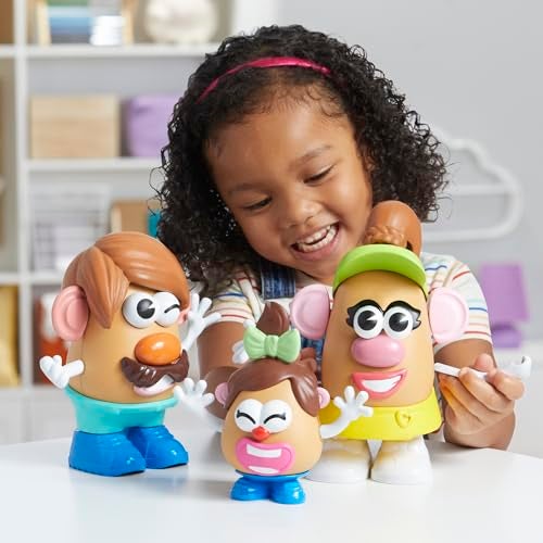 Mr. Potato Head POTATO HEAD Create Your Family Set with 44 Parts and Pieces, Creative Toddler and Preschool Toys for 2 Year Old Girls and Boys and Up (Amazon Exclusive) - Image 3