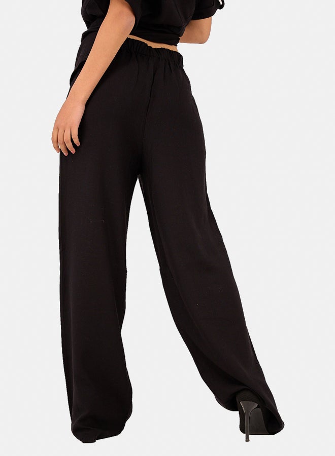 Clue Mid Elastic Waist Pants  - Image 2