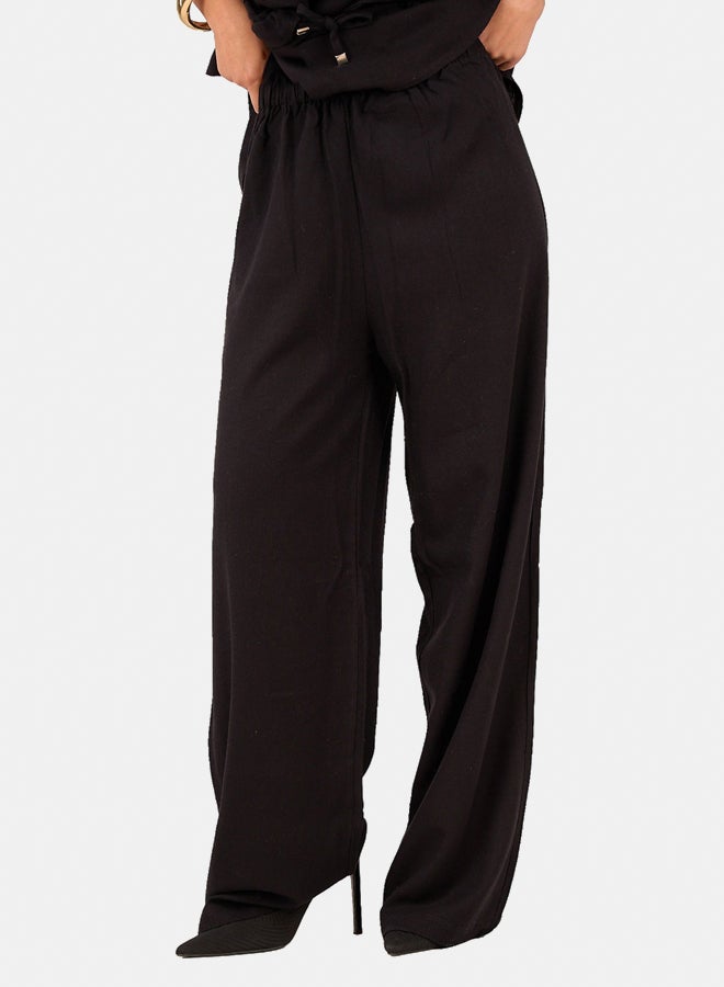 Clue Mid Elastic Waist Pants  - Image 3