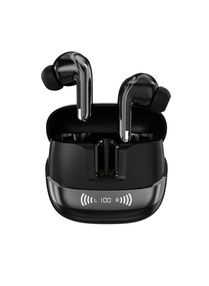 GRABIT - GTUNES-HARMONY True Wireless Earbuds ANC & Premium Sound Enjoy 42dB Active Noise Cancellation, Transparency Mode, and quad-mic clarity with Bluetooth 5.4 for seamless connectivity. Get 6-hour playtime per charge (200 hours total) with rich 13mm drivers for deep bass and crisp sound. Features a sleek electroplated case, digital battery indicator, and Type-C fast charging. Compatible with iPhone, Samsung, OnePlus, Xiaomi, Huawei, Google Pixel, iPads, MacBooks, and more. - Image 1