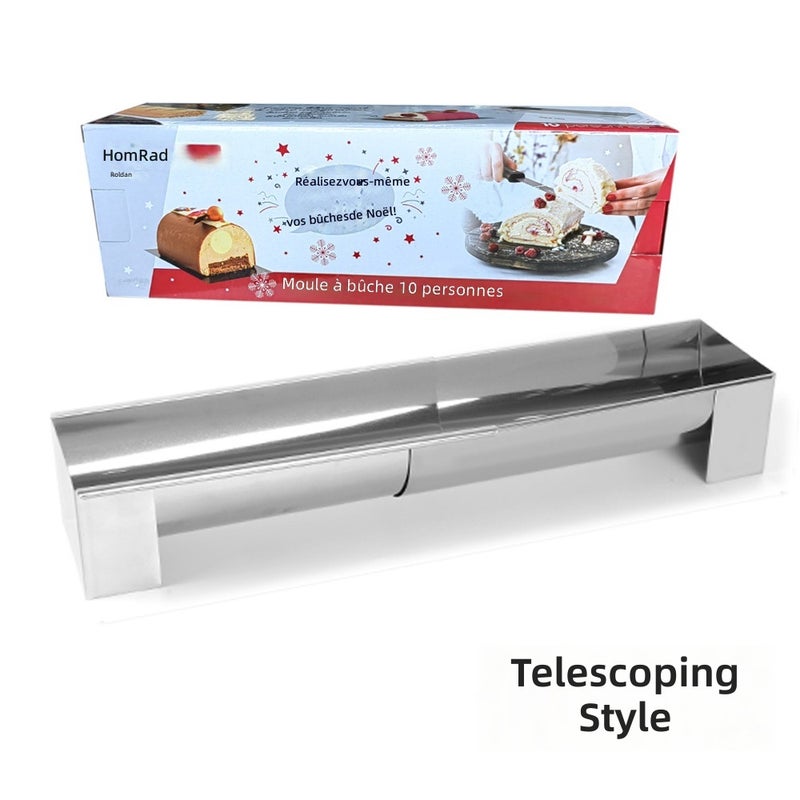 Stainless Steel Adjustable Baking Mold Rectangle Shape
