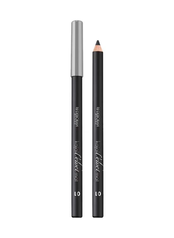 DEBORAH MILANO Velvet Mat Eye Pencil 01 - Black