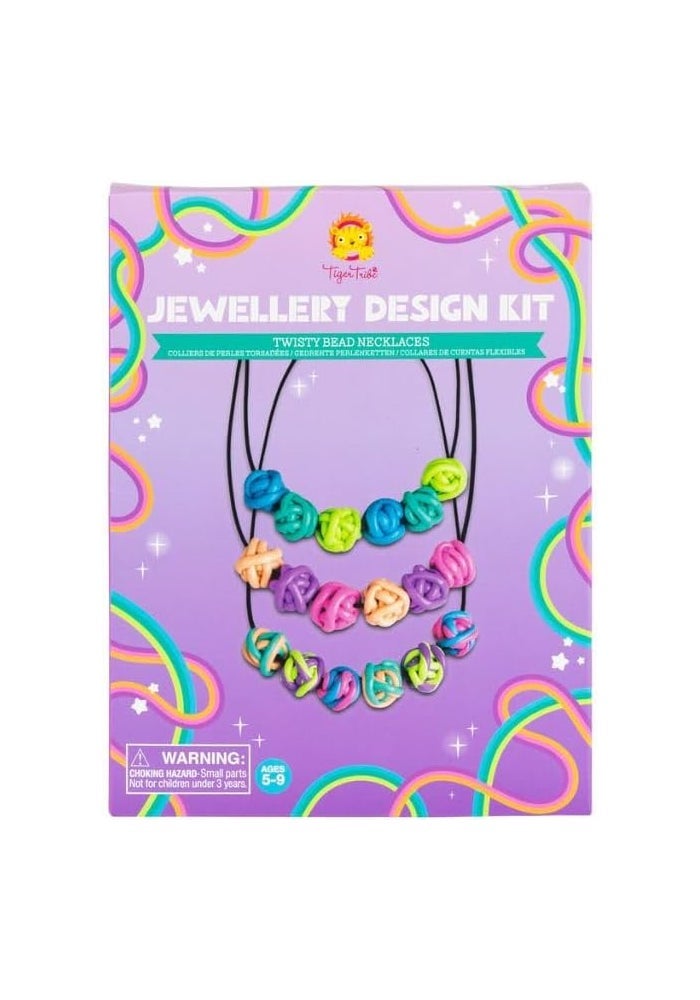 Tiger Tribe Twisty Beads Necklaces Jewellery Design Kit - Image 1
