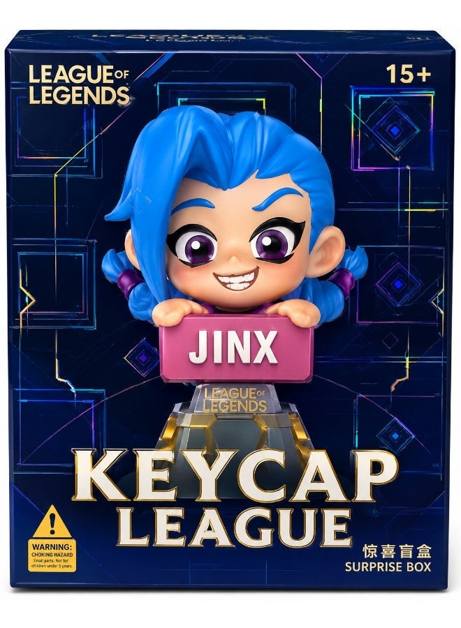 MINISO x League of Legends League Series Collectible Keycap Blind Box, Full Display Set of 12 Sealed Mystery Boxes, Character Collectible for Display and Gifting - Image 2