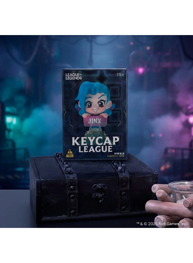 MINISO x League of Legends League Series Collectible Keycap Blind Box, Full Display Set of 12 Sealed Mystery Boxes, Character Collectible for Display and Gifting - Image 4