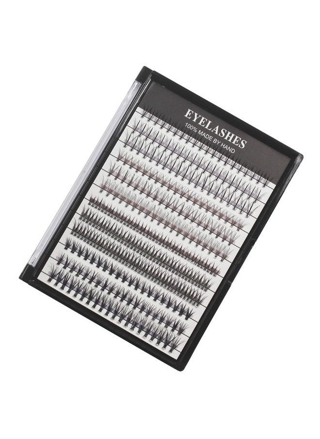 Bodermincer 12 Rows 240Pcs Individual Eyelashes4 Styles Mixed False Lashes8Mm/10Mm12Mm Mixed Thickness 0.07Mm Russian Volume Eyelash Extensions Pre Made Lashes (81012Mm Mixed)  - Image 3