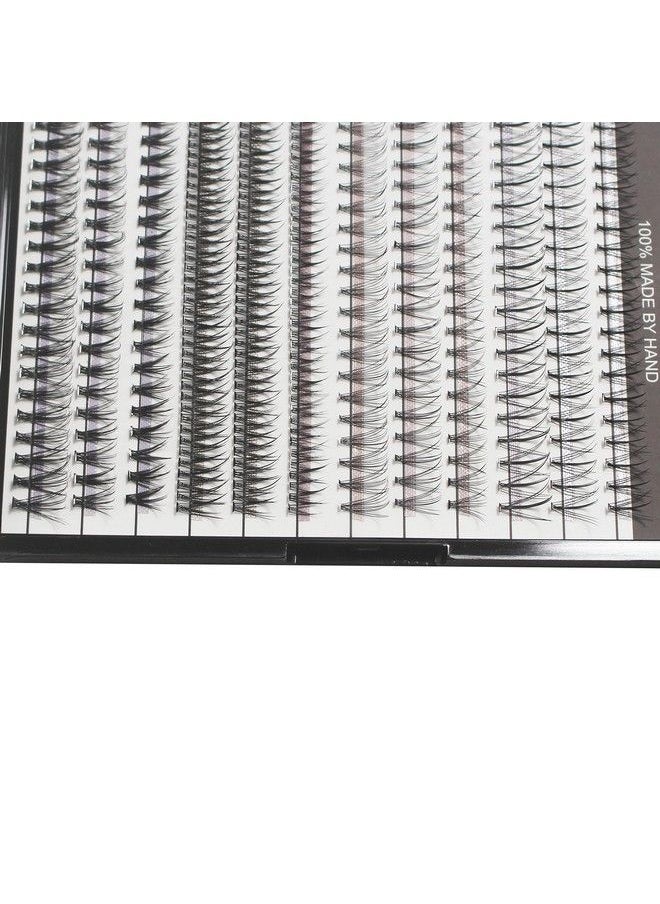 Bodermincer 12 Rows 240Pcs Individual Eyelashes4 Styles Mixed False Lashes8Mm/10Mm12Mm Mixed Thickness 0.07Mm Russian Volume Eyelash Extensions Pre Made Lashes (81012Mm Mixed)  - Image 5