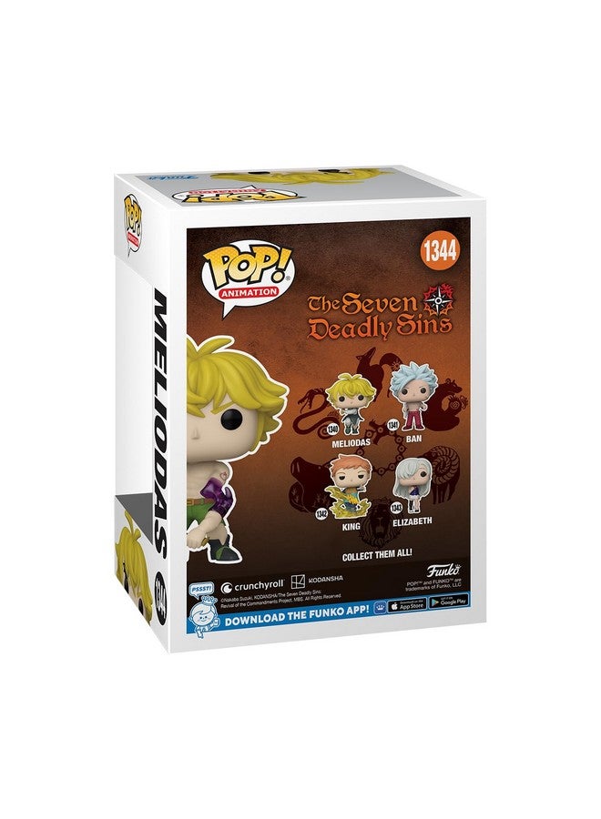 Funko بوب! أنيميشن: الخطايا السبع المميتة - ميليوداس (وضع الشيطان) تمثال فينيل PX - Image 4