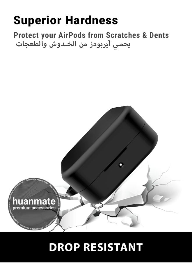 huanmate - Nothing cmf Buds B168 Silicone Case Cover - Black - Made with Soft Silicone, Lightweight & Durable - Stylish Design, Accurate Cut-outs, Easy Installation & Removal - Image 1