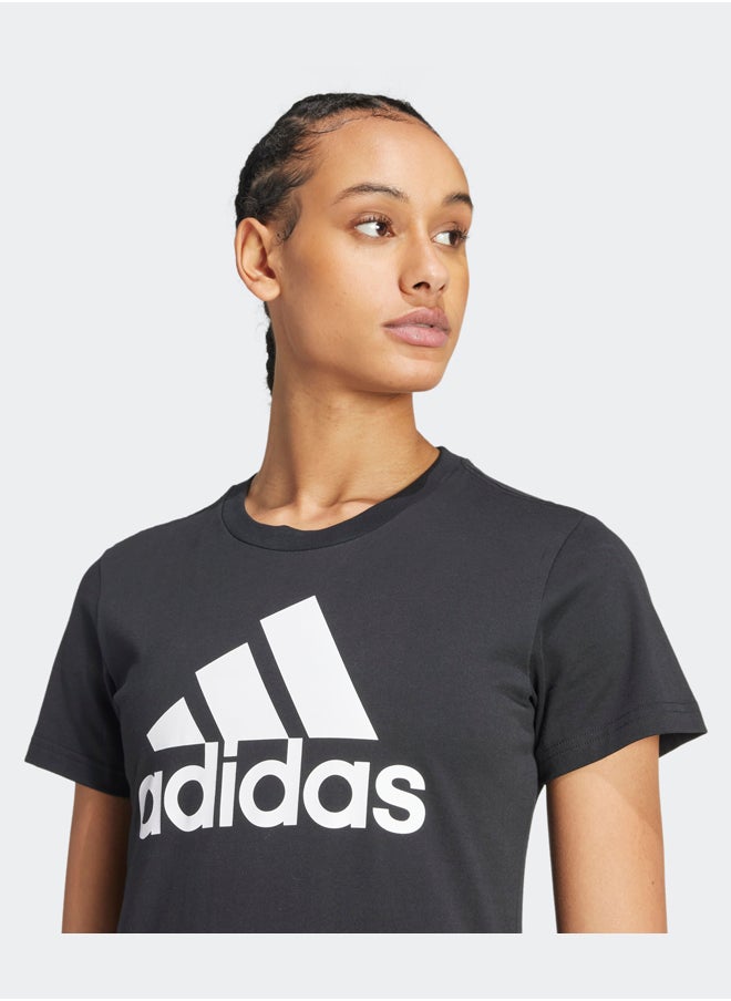 Adidas Essentials Logo T-Shirt  - Image 5
