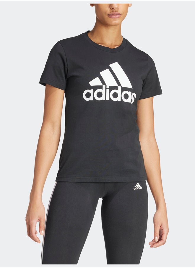 Adidas Essentials Logo T-Shirt  - Image 2