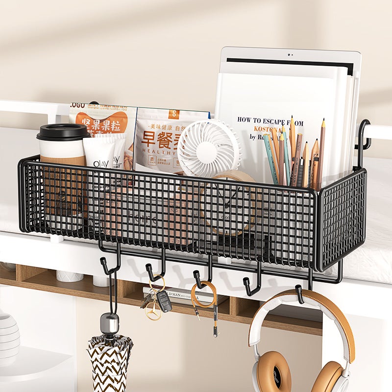 Bedside Storage Rack Bedside Hanging Basket College Students' Female Dormitory Upper Bunk Artifact Bed Storage Rack Dormitory Storage Good Things - Image 2