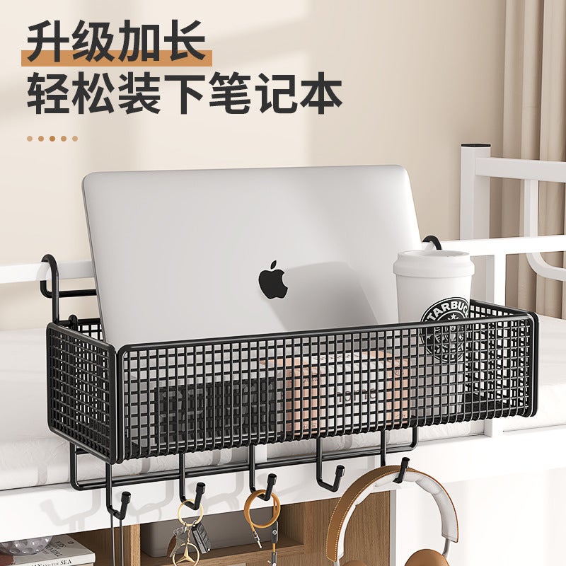 Bedside Storage Rack Bedside Hanging Basket College Students' Female Dormitory Upper Bunk Artifact Bed Storage Rack Dormitory Storage Good Things - Image 4