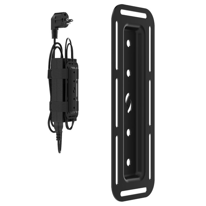 HumanCentric Universal Small Mounting Bracket Compatible with Small Devices, Modems, Power Blocks, Mount on The Wall or Under Your Desk, Vertically or Horizontally - Image 1