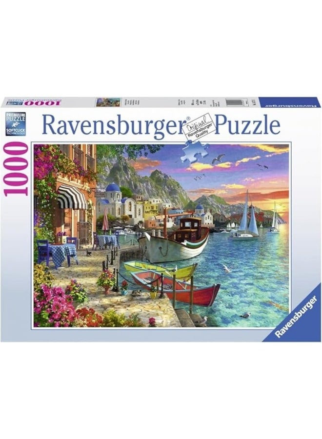 Ravensburger Grandiose Greece Jigsaw Puzzle (1000 Pieces) - Image 1
