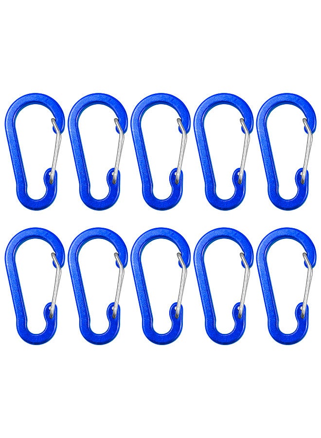 Generic Carabiner Clips Mini Aluminum Alloy Keychain Carabiner Clip D Rings for Camping Hiking Fishing Backpacking  - Image 4